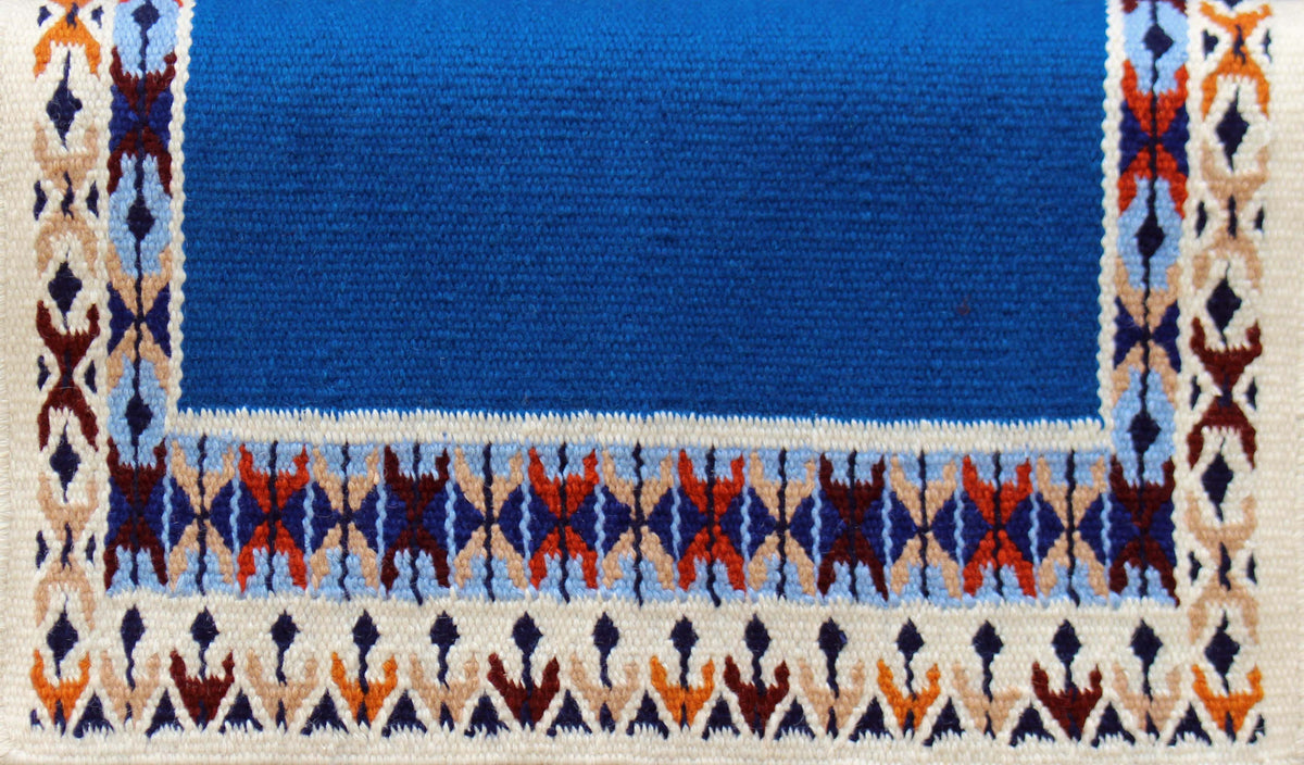 1 Azure Blue Saddle Blanket Be Nonchalant