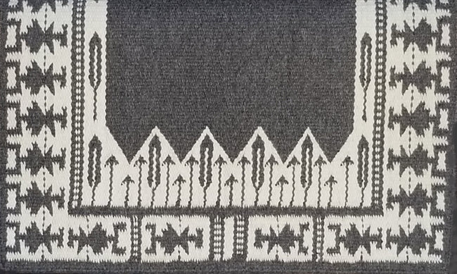 G-072B Gray Yucca Flats Saddle Blanket - YUCCA FLATS